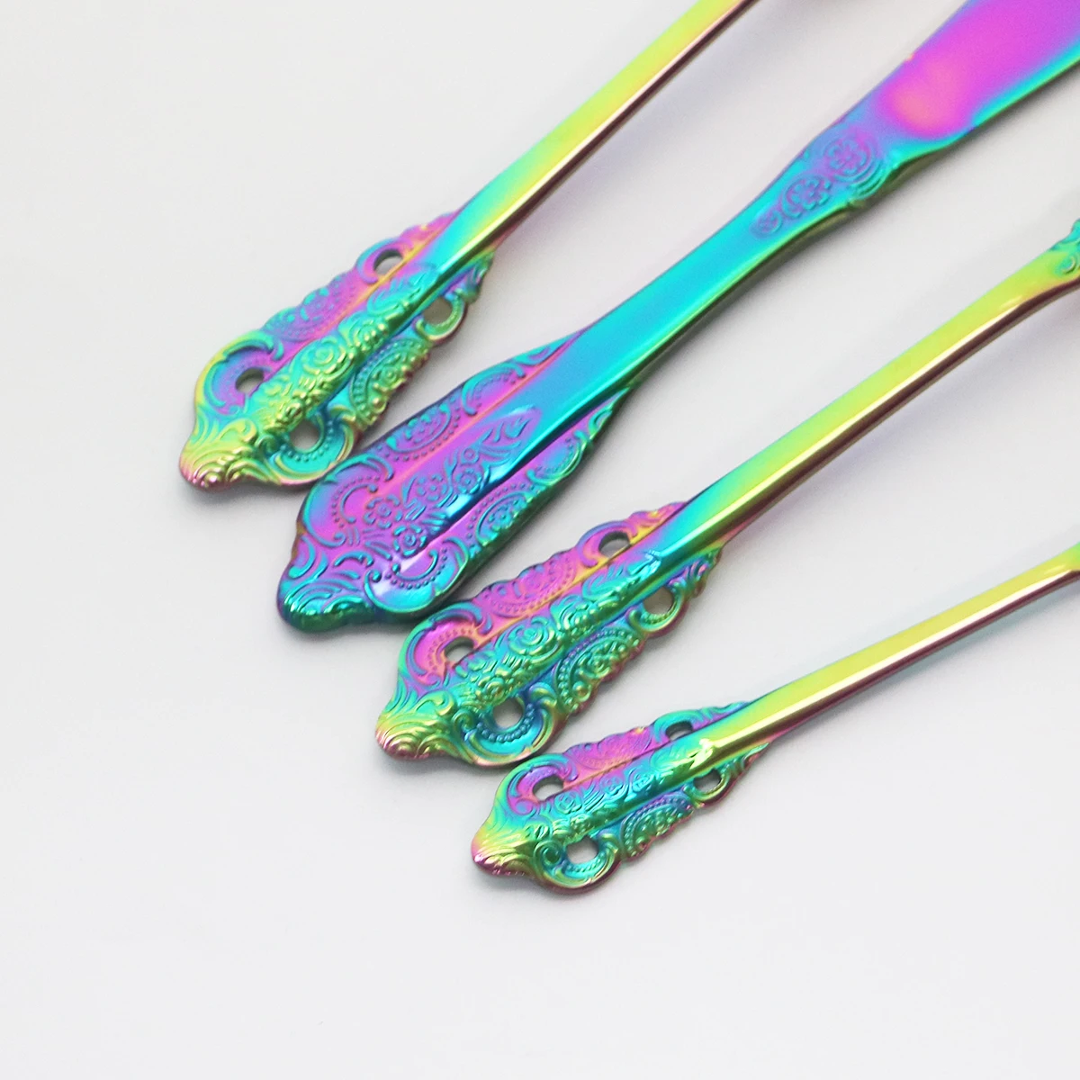 Набор столовых приборов набор с зеркальной розой нержавеющая сталь посуда роза