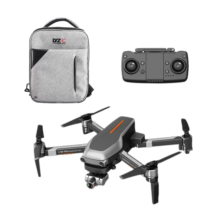 

LYZRC L109 Pro GPS Professional Drone 5G WiFi FPV RC Quadcopter Helicopter with HD 4K Camera 2 Axis Self-Stabilizing Gimbal