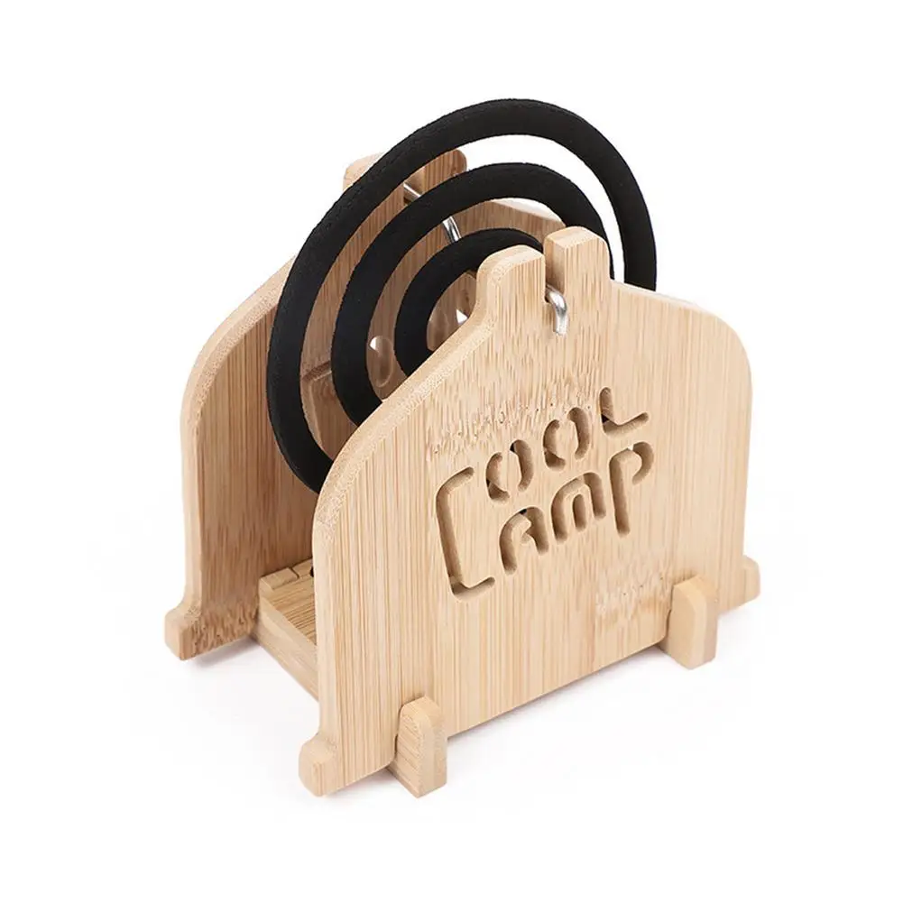 Бамбуковая деревянная катушка для насекомых съемный держатель портативный с