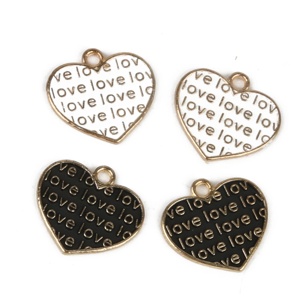 Модная Звезда/Сердце/круглая черная белая надпись FOREVER металлический сплав