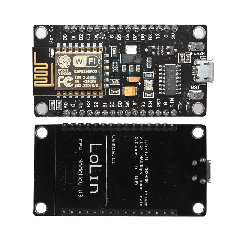 Беспроводной модуль V3 NodeMcu 4 МБ Lua Wi Fi макетная плата на базе Интернет вещей ESP8266