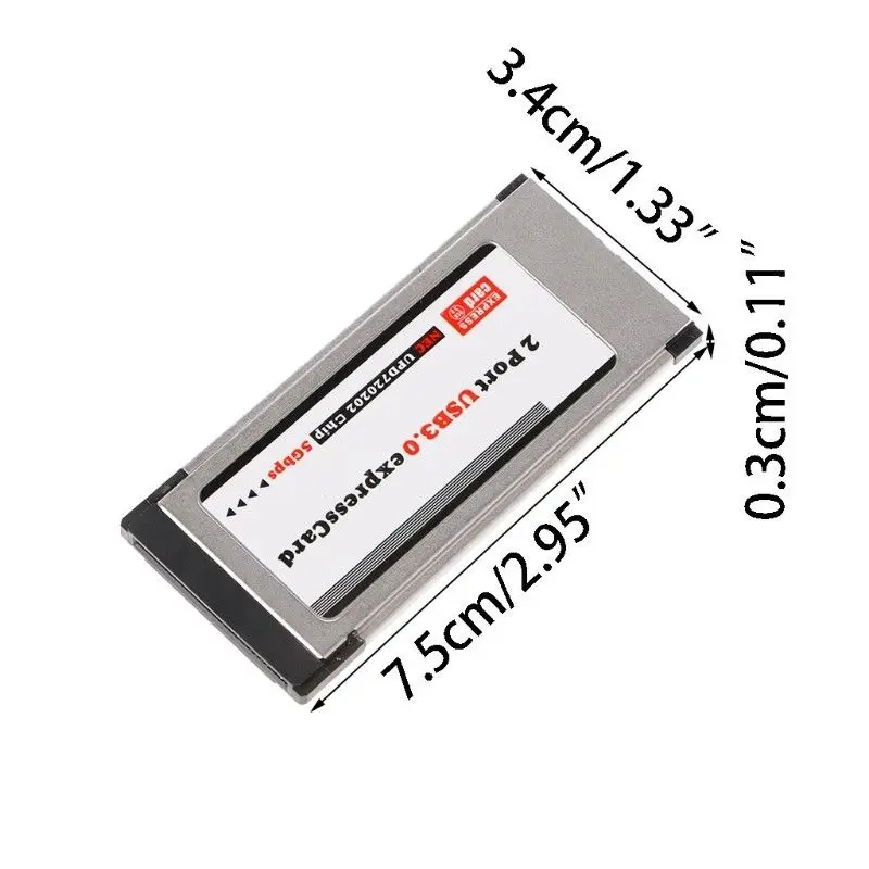 Pci E Express к Usb 3 0 2 порта 34 мм Адаптер конвертера карт Expresscard|Адаптеры памяти| |