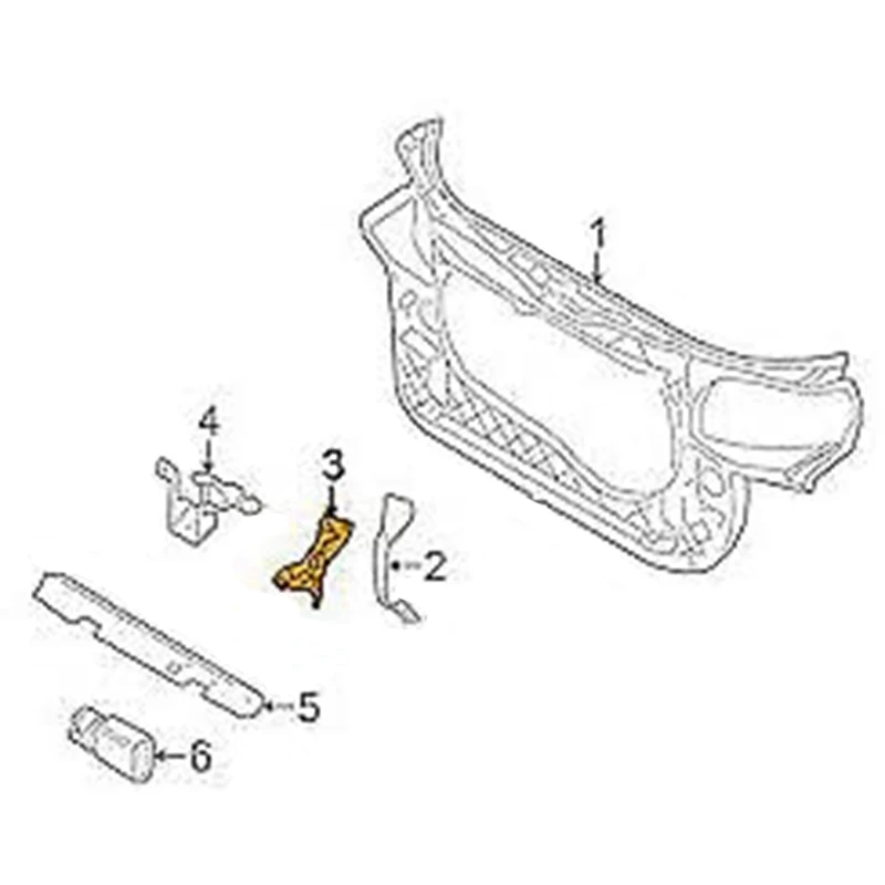 

for Audi-A4 B7/05-08 Headlight Bracket Headlight Fixing Bracket Bracket Buckle