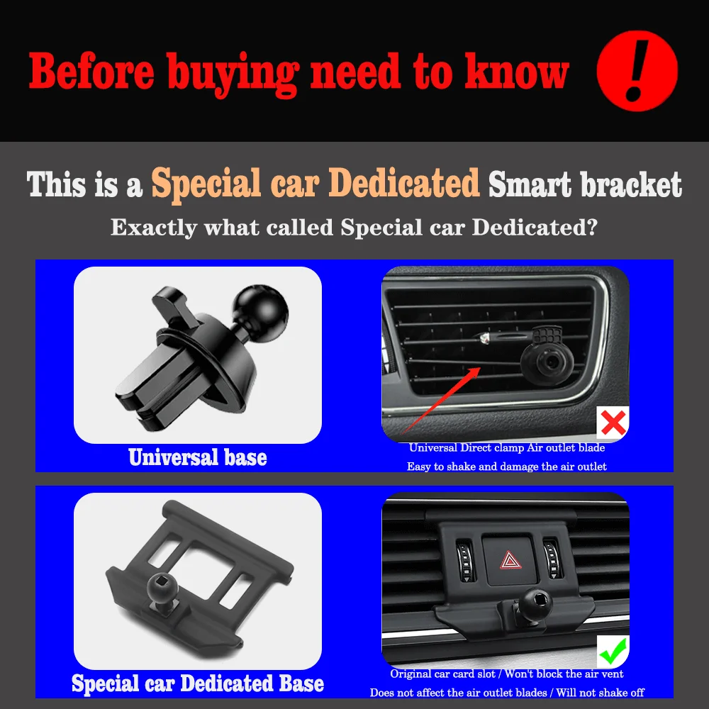 car mobile phone holder for toyota corolla e160 e170 2017 2018 telephone bracket accessories for iphone huaweis free global shipping