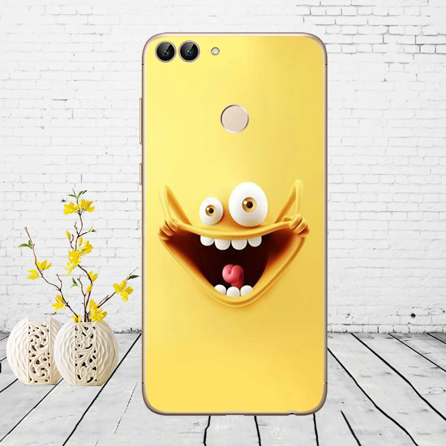 H15 Huawei P Smart Case TPU Мягкий силиконовый прозрачный чехол для телефона huawei P Smart Cover FIG-LX1 Enjoy 7S Чехол - Цвет: H15