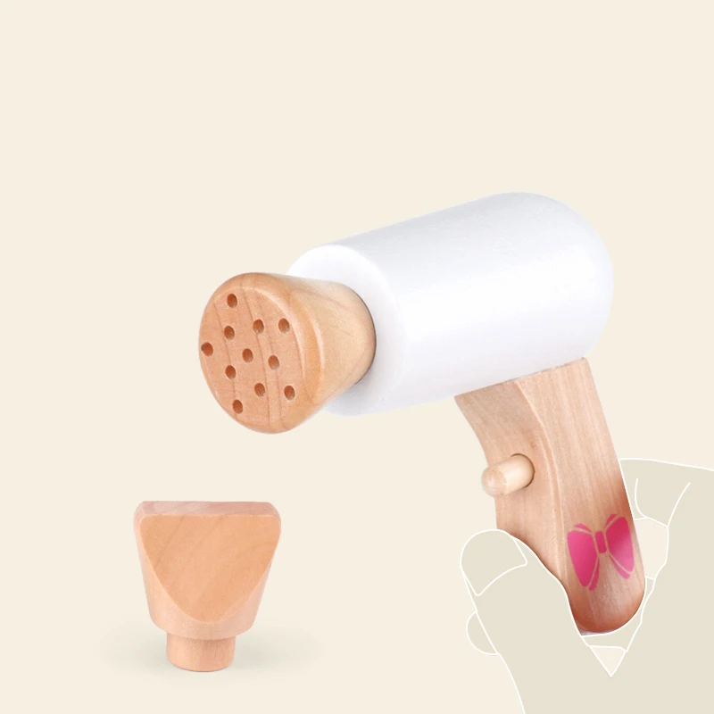 

Children Simulation Wooden Toys Pretend Play Dressing Haircut Toys Set Baby Early Educational Toys for Girl Gifts