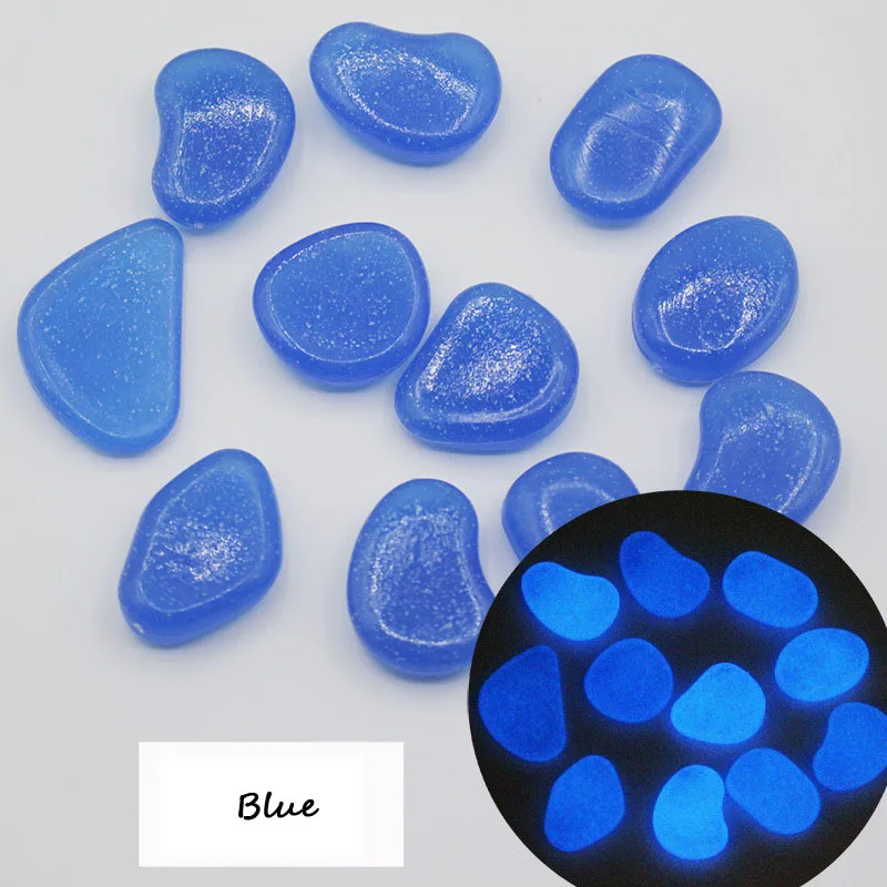 Светящиеся камни для дома и сада декор парка дорожная галька светящаяся в