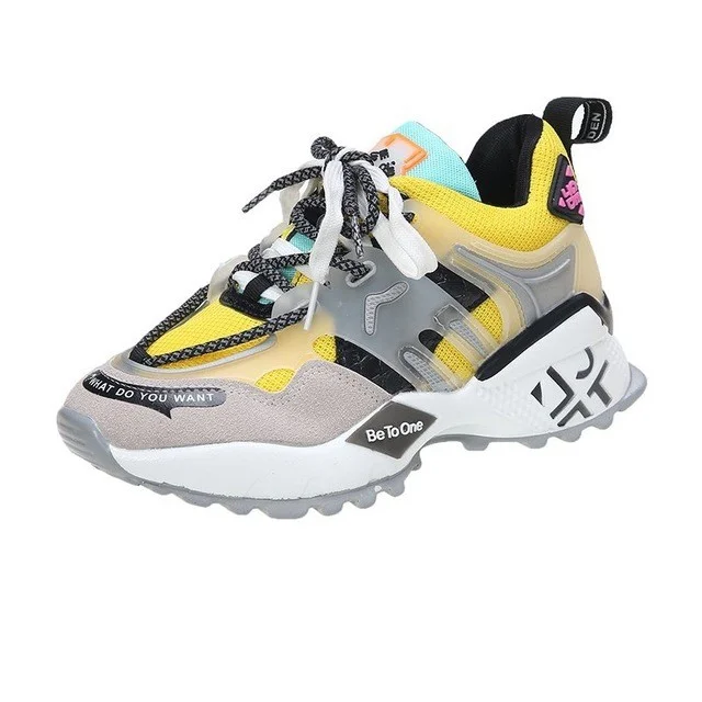 

Luxury Platform Shoes Woman Causal Chunky Sneakers Designer Fashion Lightweight Thick Bottom Trainer Women Vulcanized Shoes 2021