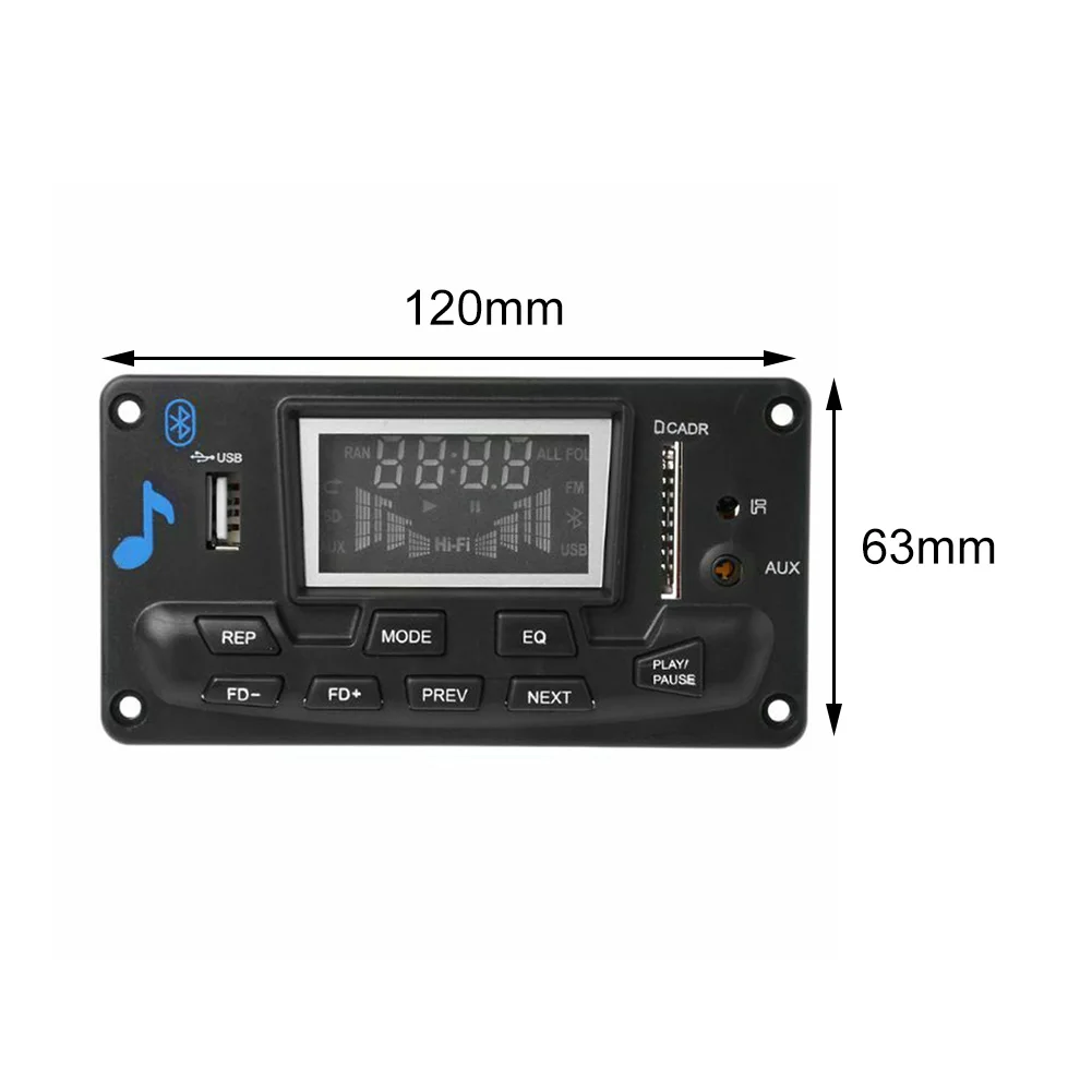 MP3 игровая панель Автомобильный USB Поддержка Bluetooth декодер динамик аксессуары без