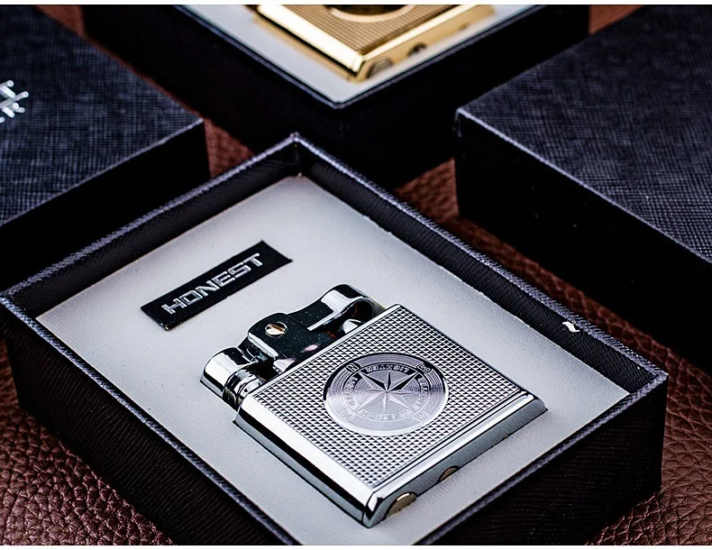 Honest Высококачественная керосиновая Зажигалка старая ретро медная для сигарет