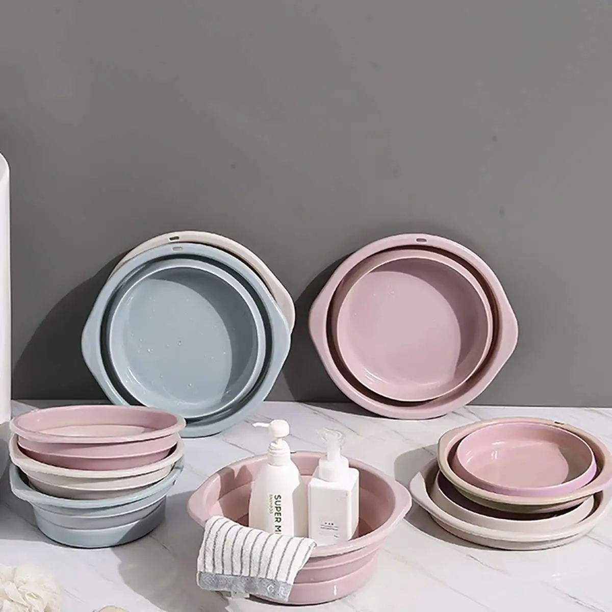 Портативное складное ведро складная раковина туристическое уличное рыбалка