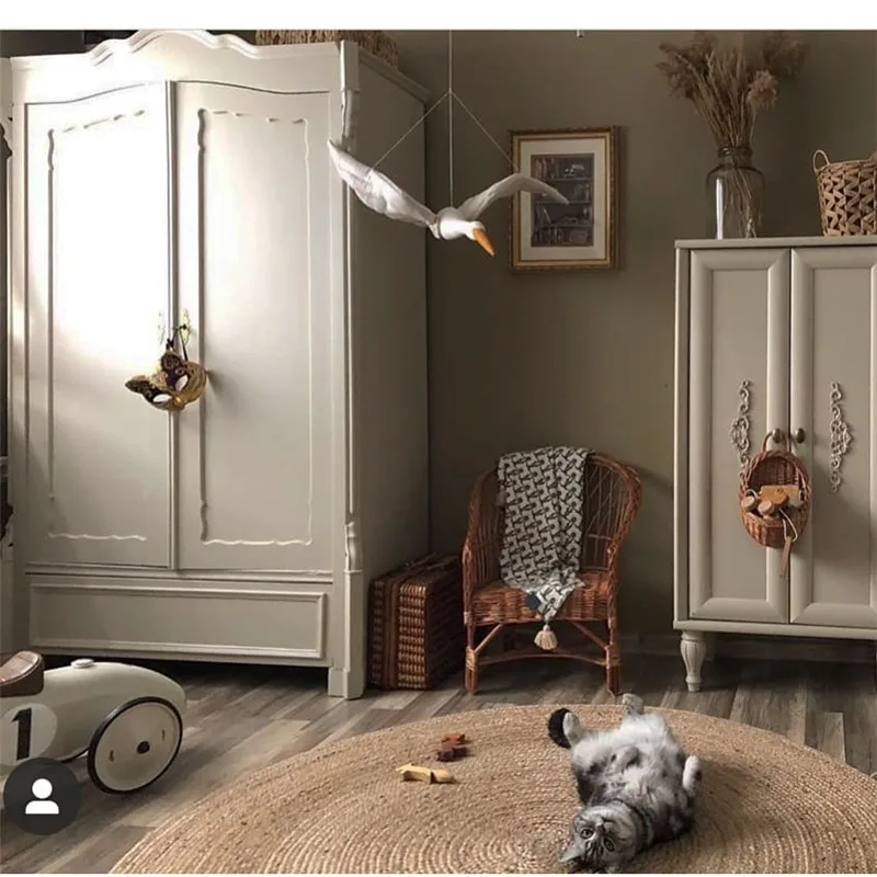 

Room Decor Plush Animal Head Swan Wall Home Decoration Baby Stuffed Kids Toys Girls Home Bedroom Accessories Child Wall Decor