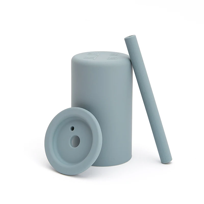 

Baby Straw With Straws And Extended Children's Drinking Cup For School-age Children To Use Silicone Leak-proof Cups