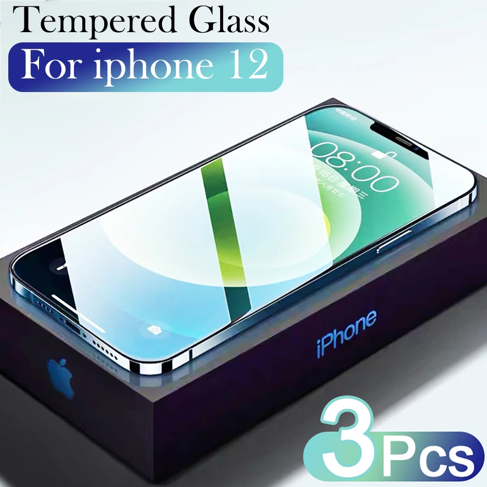 3 шт. Защитное стекло для IPhone 12 Pro Max 12pro SE 2020 закалённое защитное на Iphone12 мини 5G