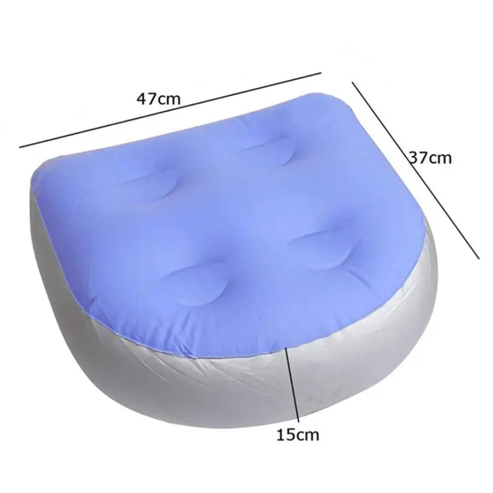 

47x37x15cm Hot Tub Mat Adult Mat Home Decor Inflatable Cushion Spa Booster Seat Chair Cushion Mat Pad