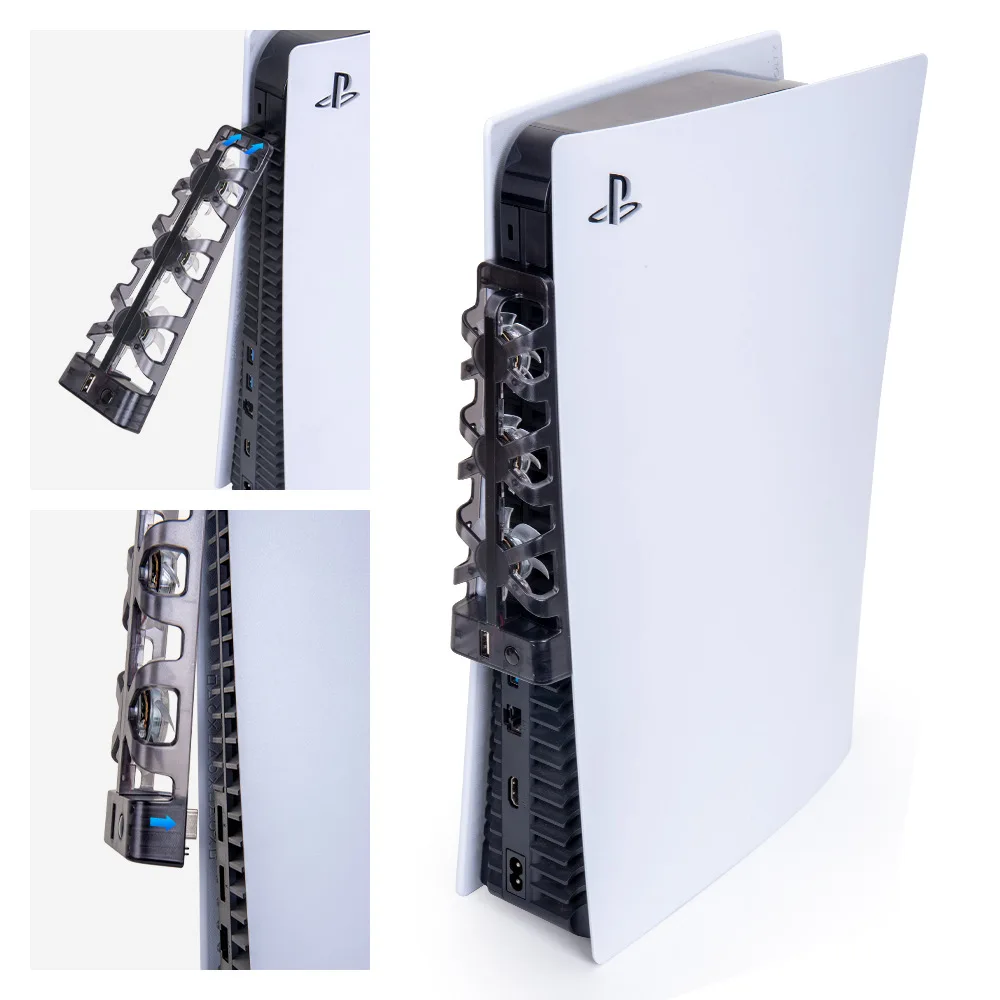 

USB-радиатор для консоли вентилятора, радиатор совместимый с дисками PS5 и цифровым изданием, игровой кулер, внешние игровые аксессуары