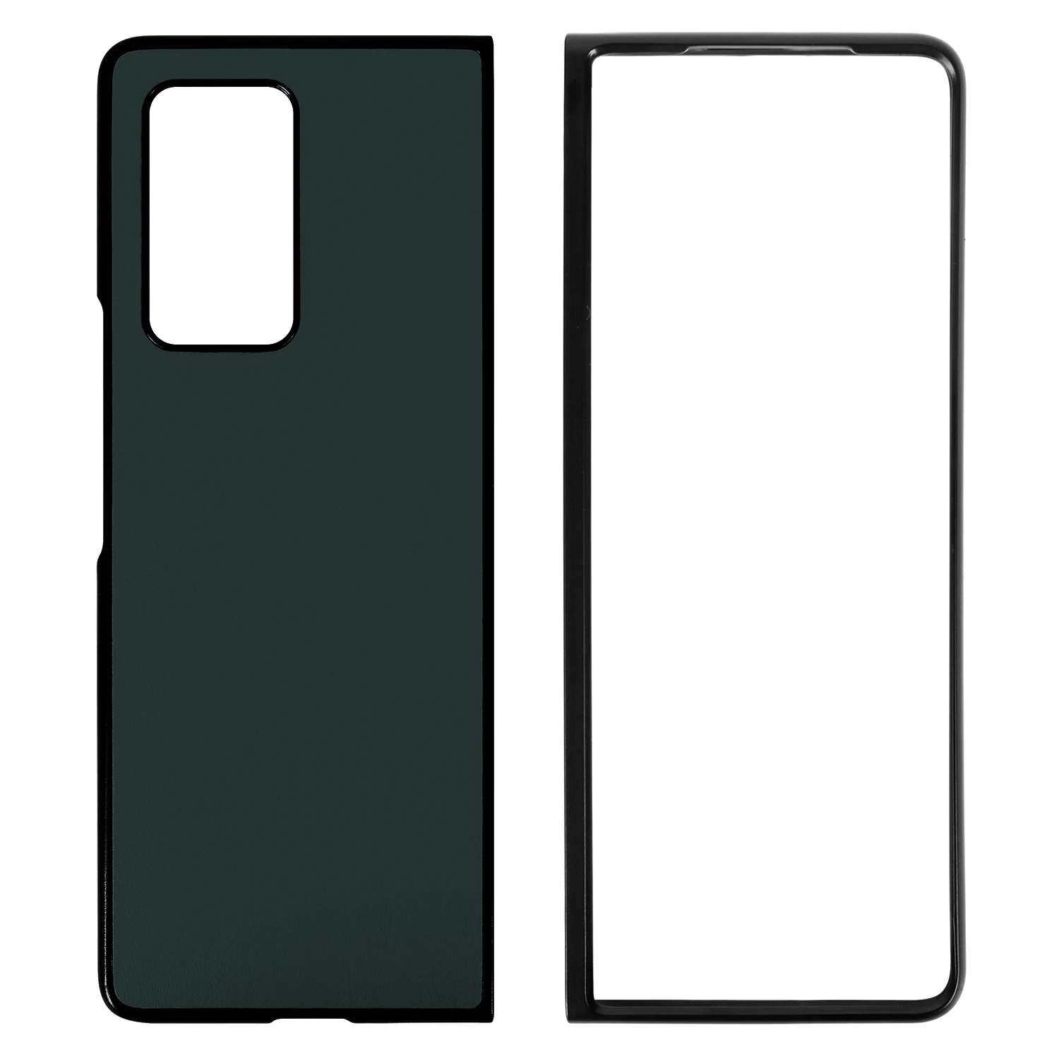 

Luxury Phone Case Cover for Samsung Galaxy Z Fold 2 5G Hard PC PU Leather Shockproof Bumper Shell Z Fold2 Protector Fashion