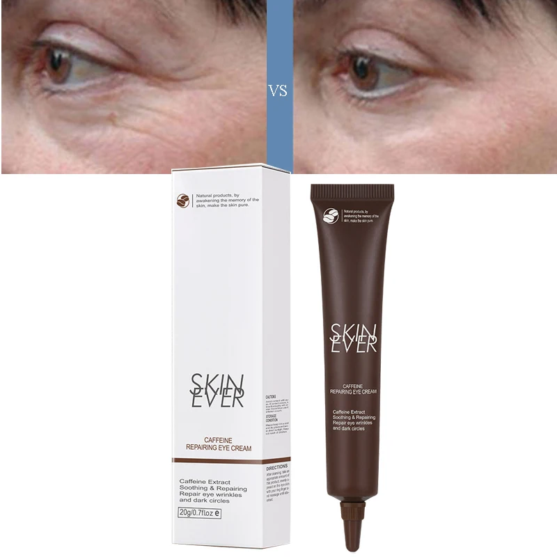 

Coffee Essence Extract Eye Cream Anti-Aging Firming And Smooting Wrinkles Anti-Puffiness Dark Circle Brighten Eyes Skin 20g
