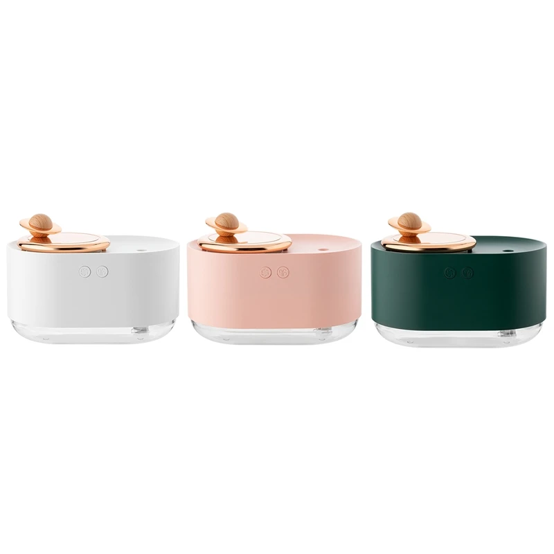 

300 мл вращающийся увлажнитель для планеты, Автомобильный увлажнитель с бесшумным распылением, USB зарядка, пополнение воды, милый ночсветиль...