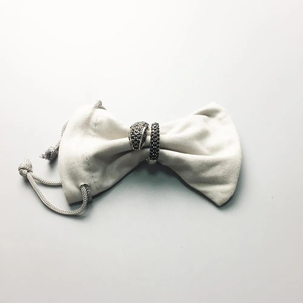 Кольцо в виде змеи из серебра 925 пробы с открытым концом и черным цирконием модное