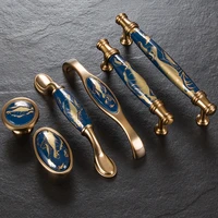 navy blueceramic door handles european antique furniture handles drawer pulls kitchen cabinet knobs and handles