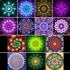 Алмазная 5D картина, полностью круглая Алмазная мандала, круглая Цветочная вышивка, мозаика, украшение для дома, узор сделай сам, ручная работа, Новогодний подарок