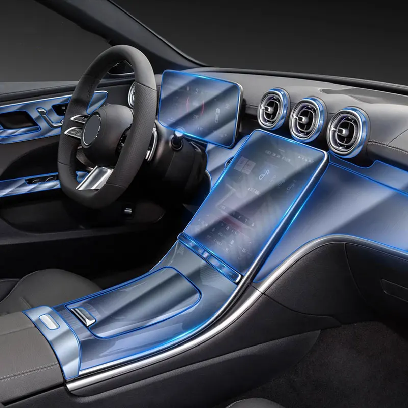 

Для Mercedes-Benz C-Class W206 2022Car интерьерная центральная консоль прозрачная фотопленка с защитой от царапин аксессуары для ремонта