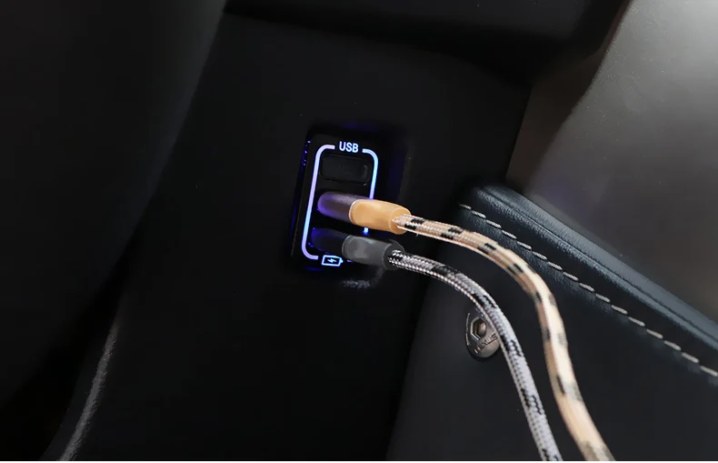 Lsrtw2017 для Lexus NX NX200 NX200t 300 NX300h Автомобильный USB разъем зарядного устройства аксессуары для интерьера