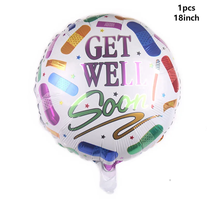 1 шт. выздороветь скоро фольгированный шар Свадебная вечеринка украшения