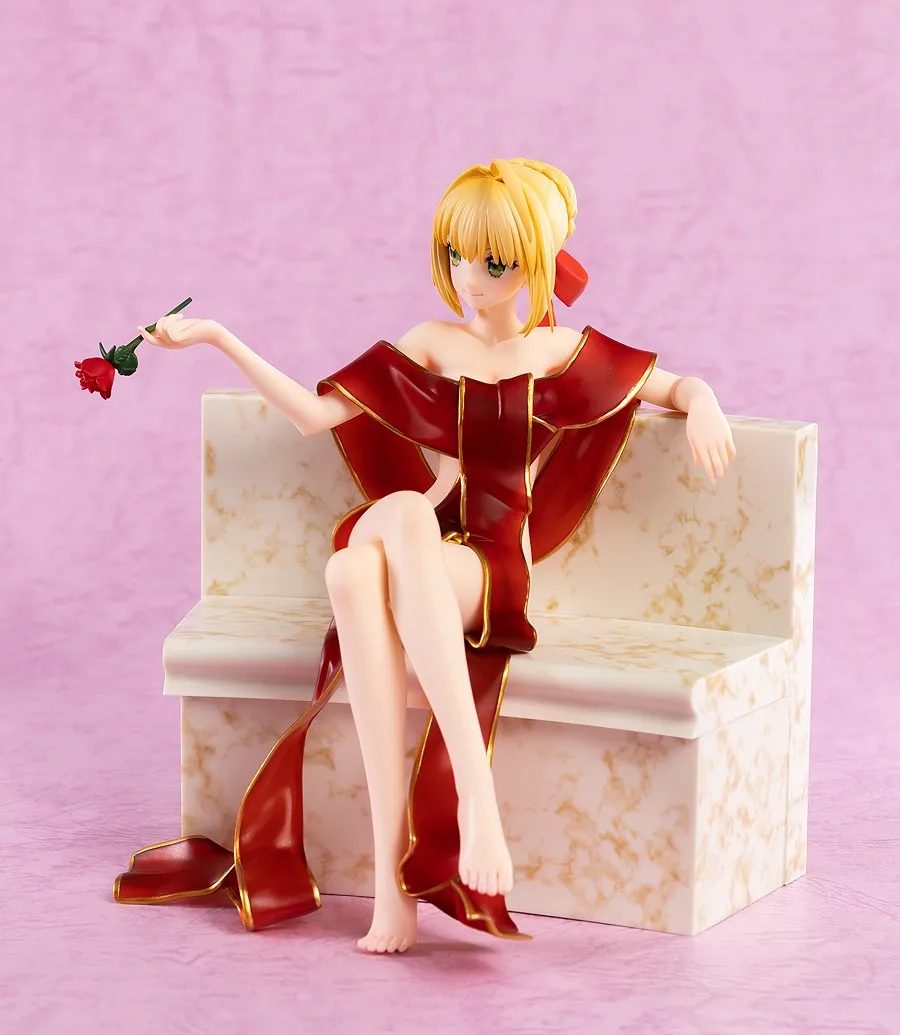 20 см Fate Stay Night Extra Red Saber Нерон Клавдий Цезарь Augustus Germanicus сексуальные девушки аниме ПВХ Фигурки игрушки Аниме