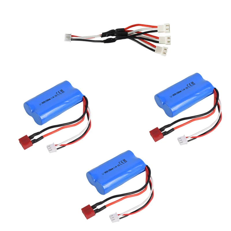 

9203E 4WD 50KM/H All-terrain Off-road RC Car Spare Part 7.4V 1500mAh Battery/Three In One Line For 9203E RC Buggy Accessories
