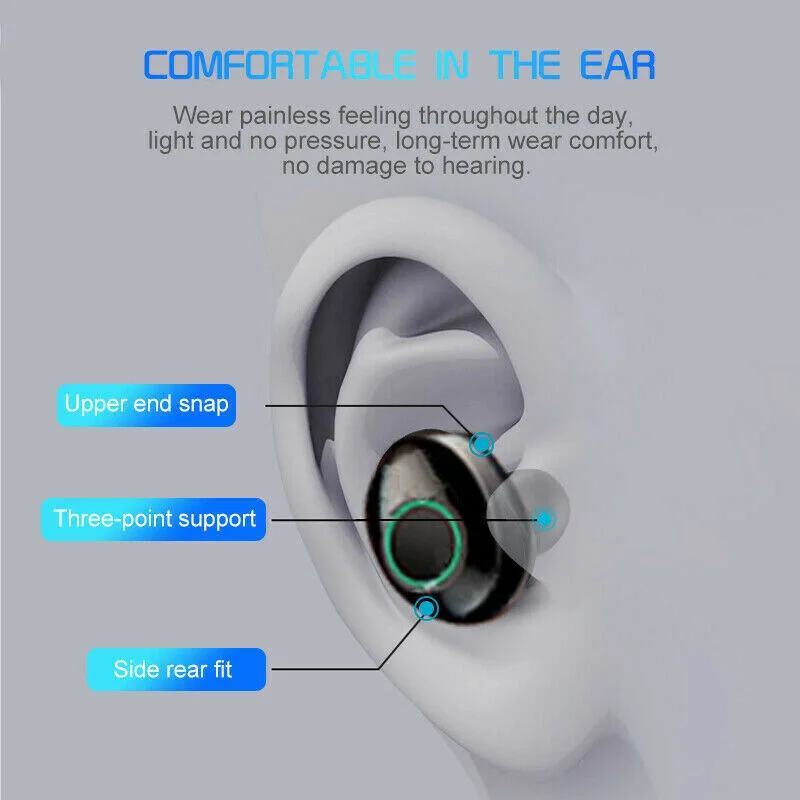 TWS Bluetooth настоящие Беспроводные наушники с светодиодный дисплей беспроводные наушники IPX7 водонепроницаемые стерео наушники с зарядным устройством 3600 мАч