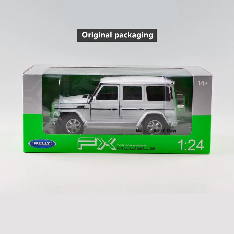 Welly 1:24 Mercedes-Benz G500 G55 автомобиль сплав модель автомобиля моделирование автомобиля украшение коллекция Подарочная игрушка Литье под давлением модель игрушка для мальчиков