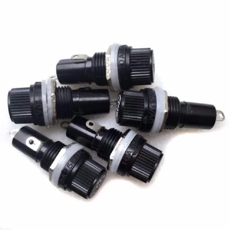 Стеклянные держатели предохранителей 5 шт./лот 5x20 мм 6x30 держатель предохранителя