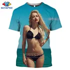 SONSPEE 3D сексуальное красивое бикини с принтом футболка Летняя фитнес пляжная одежда Otaku Европейская и американская свободная одежда с принтом