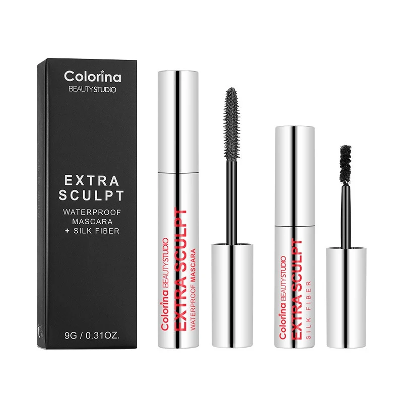 Популярная тушь для ресниц с привитой волокнистой поверхностью водостойкая не