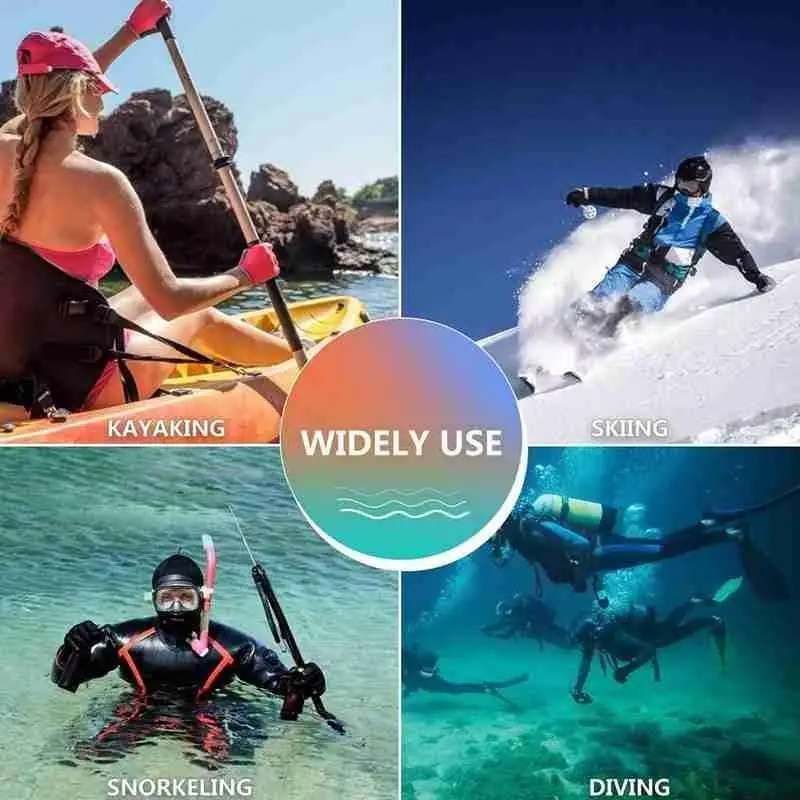 

1 Pair Surfing Diving Gloves Quick-drying Non-slip Cold-proof Neoprene Boating Gloves Swim For Winter 3mm Gloves Kayaking E5P0