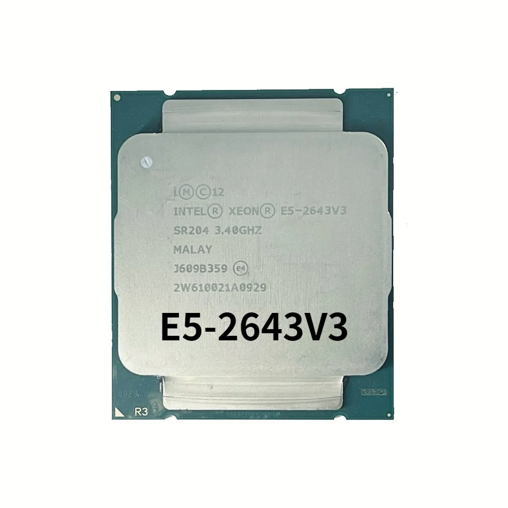 

Бесплатная доставка, оригинальный процессор E5 2643 V3 Intel Xeon OEM версии E5-2643V3 3,40 ГГц 30M 6 ядер 22 нм