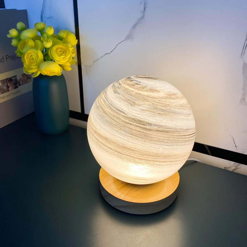 

LED Star Night Light USB Rechargeable Galaxy Moon Bedside Light Planet Night Lamp for Kids Home Bedroom Office Decor as Gifts