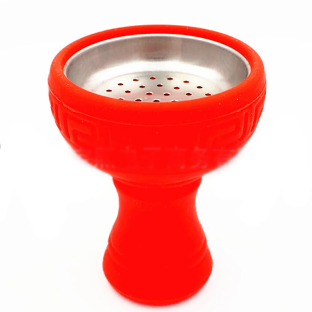 

10pcs/lot Hookah Bowl Refractory Silicone Bowls Sheesha Tobacco Cigarette Accessories Shisha Carbon Barrier Chicha Narguile