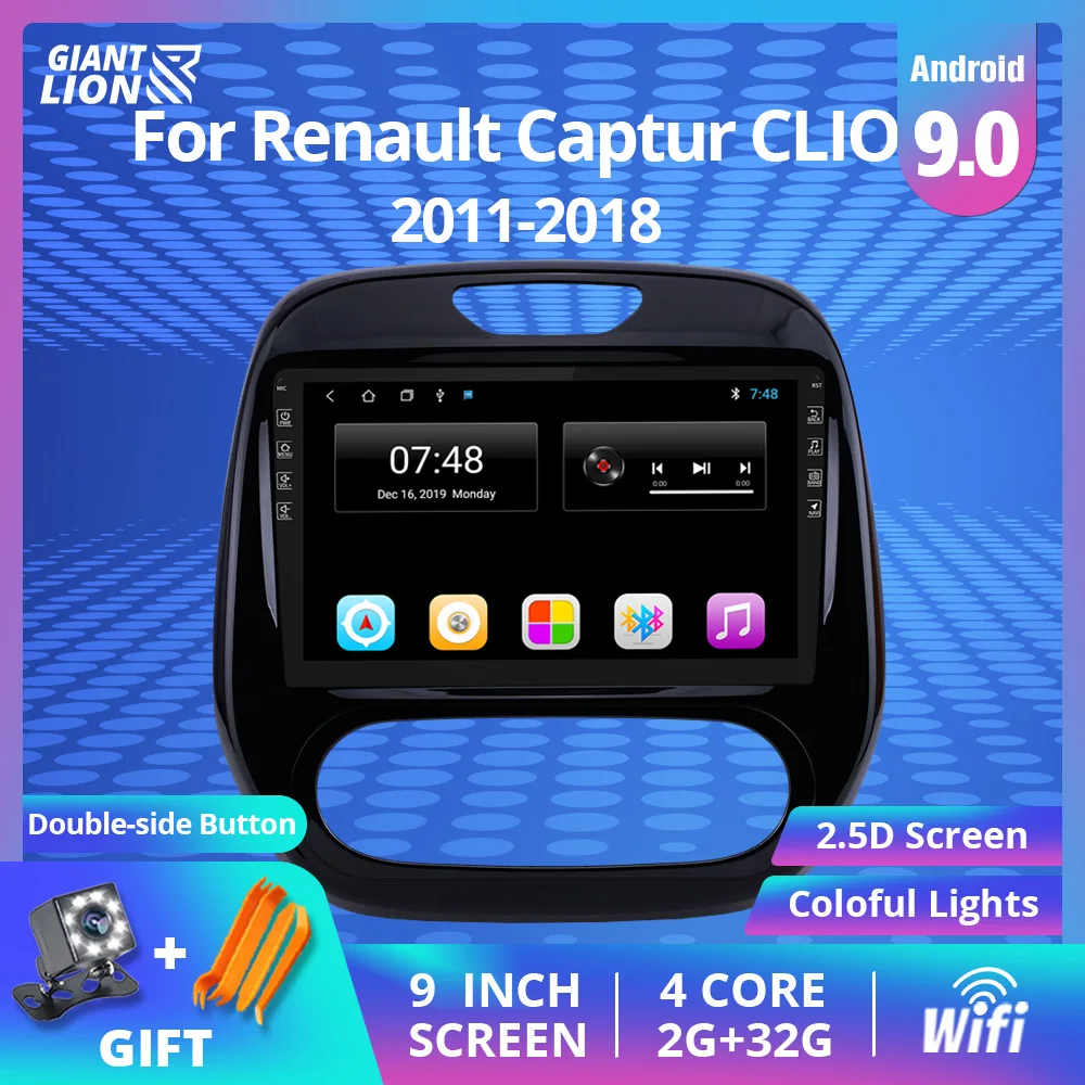 9 ''IPS 2DIN Android 0 Автомобильный мультимедийный авто радио для Renault Captur CLIO 2011 2014 2015