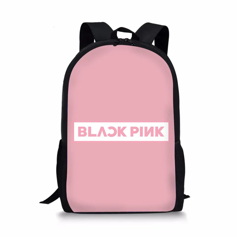As Pictures ThiKin K POP черно-розовые школьные сумки для девочек, детский рюкзак со знаменитой звездой, детские сумки для подростков, школьный рюкзак Mochila на заказ Escolar - Цвет: As Pictures