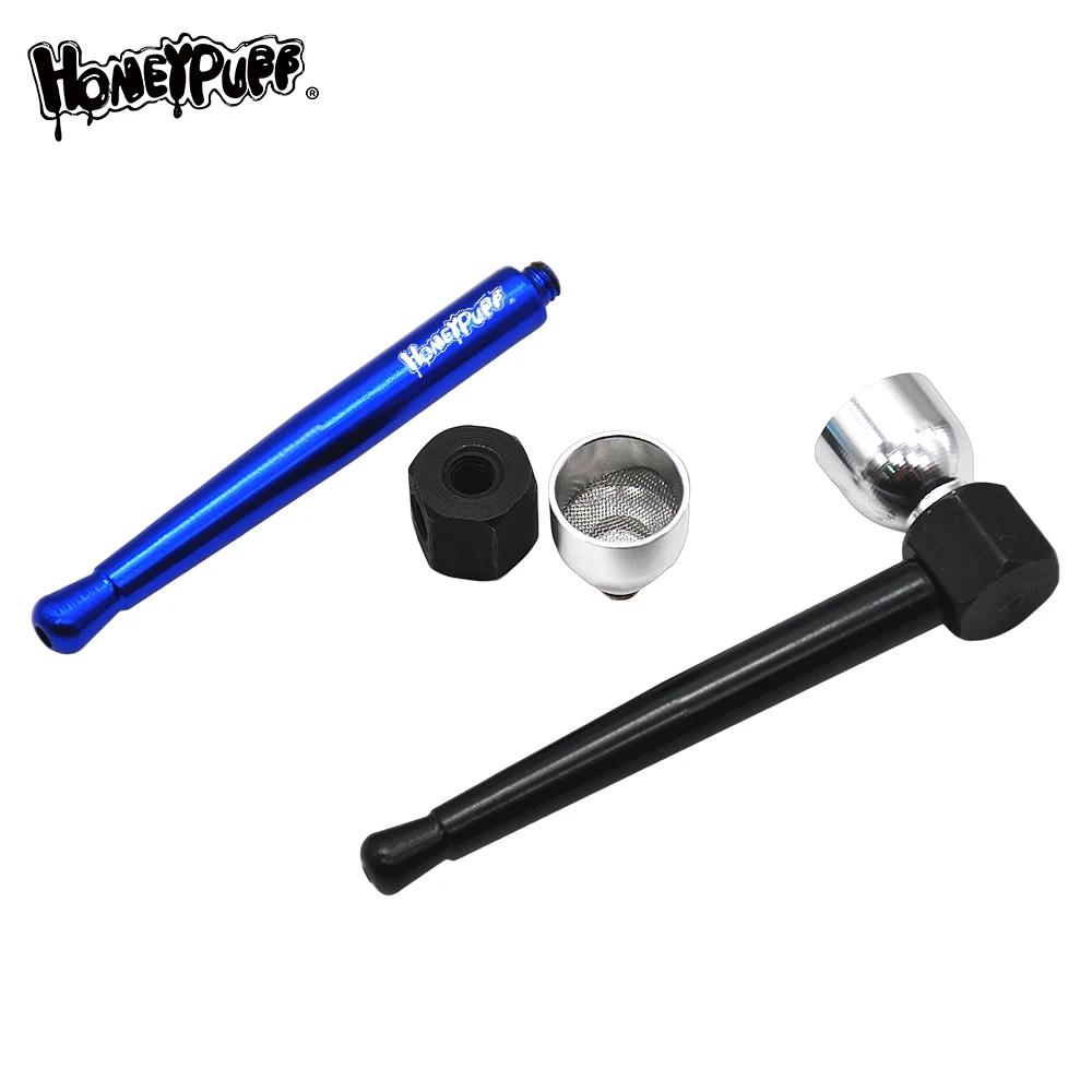 TOPPUFF алюминиевая металлическая курительная трубка портативная креативная