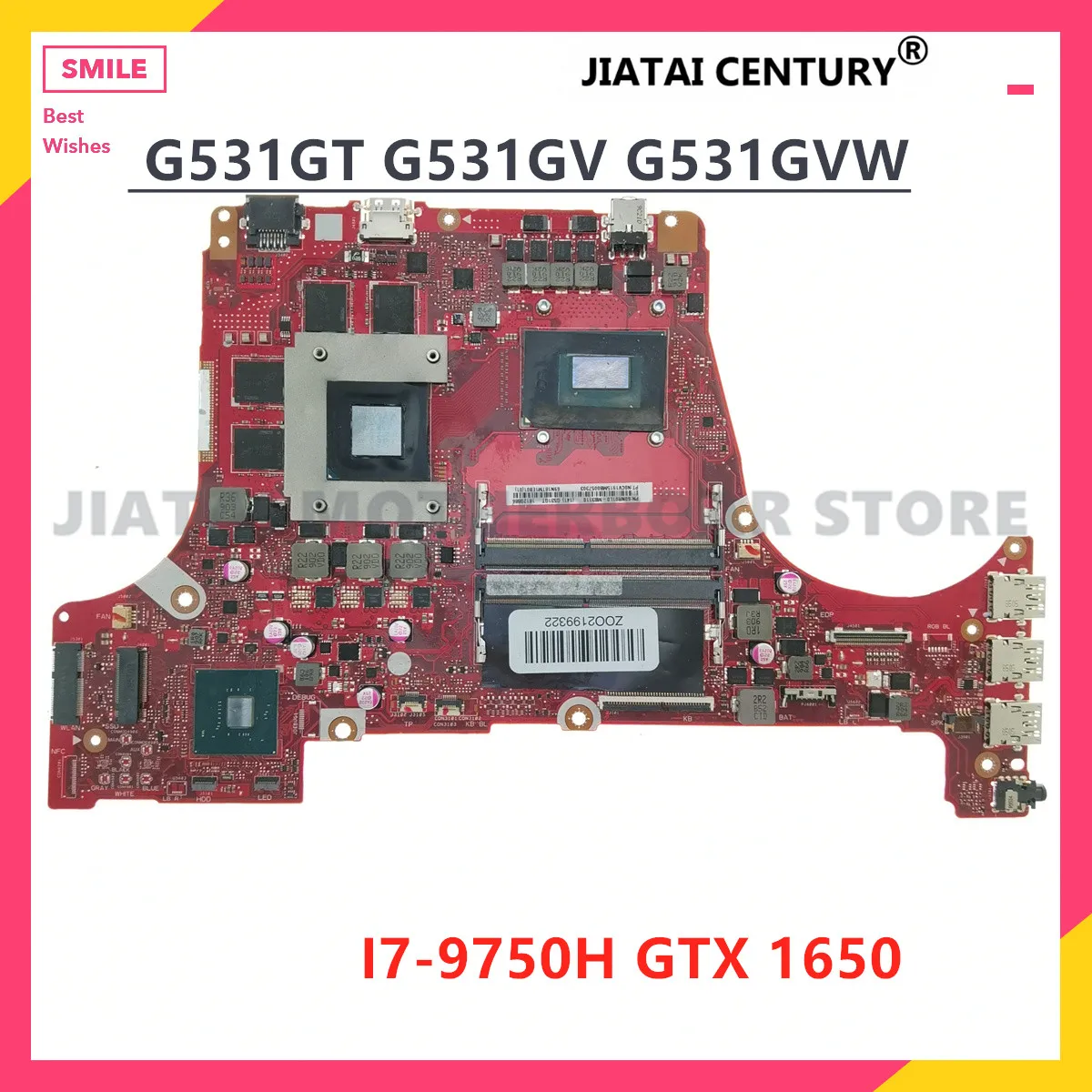 Для ASUS ROG Strix G531GT G531GV G531GVW G512GT G512GV G512GW шрам всеобщая плата I7 9750H GTX 1650 материнская
