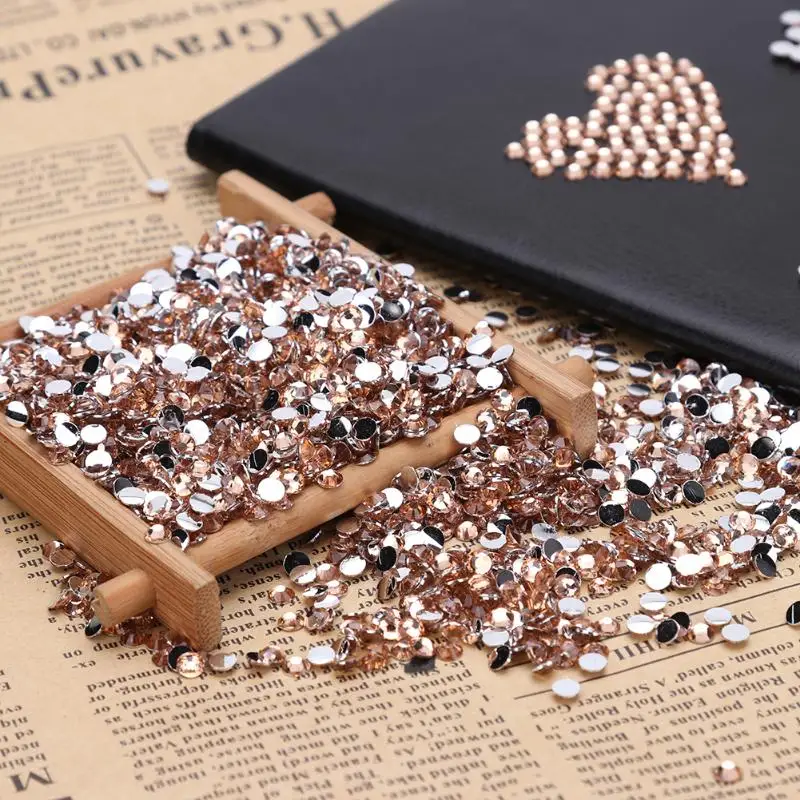 Стразы с кристаллами и пайетками 30 г 4 мм акриловый драгоценный камень плоским