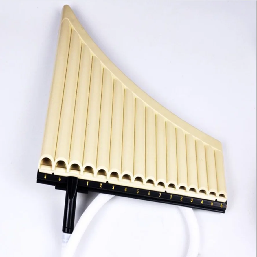 Sliding blowing mouth 16 tube zone 18 pipe row school student blowing musical instrument bamboo flute enlarge