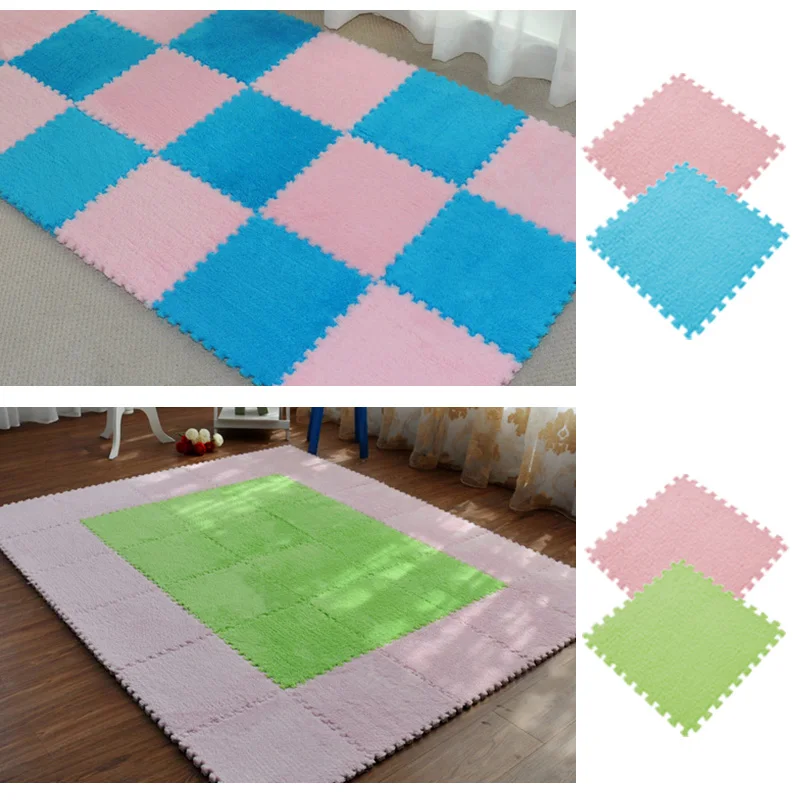 Мягкий напольный лоскутный коврик сделай сам для гостиной спальни кухни детский