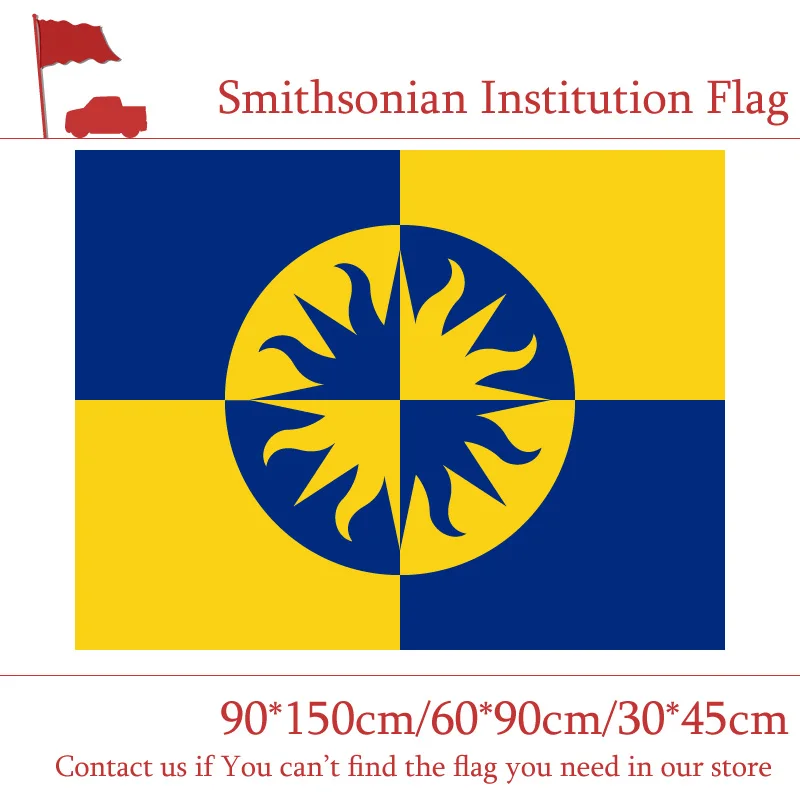 3x5ft Smithsonian флаг учреждения США 90*150 см 60*90 30*45 автомобиля для украшения|Флаги