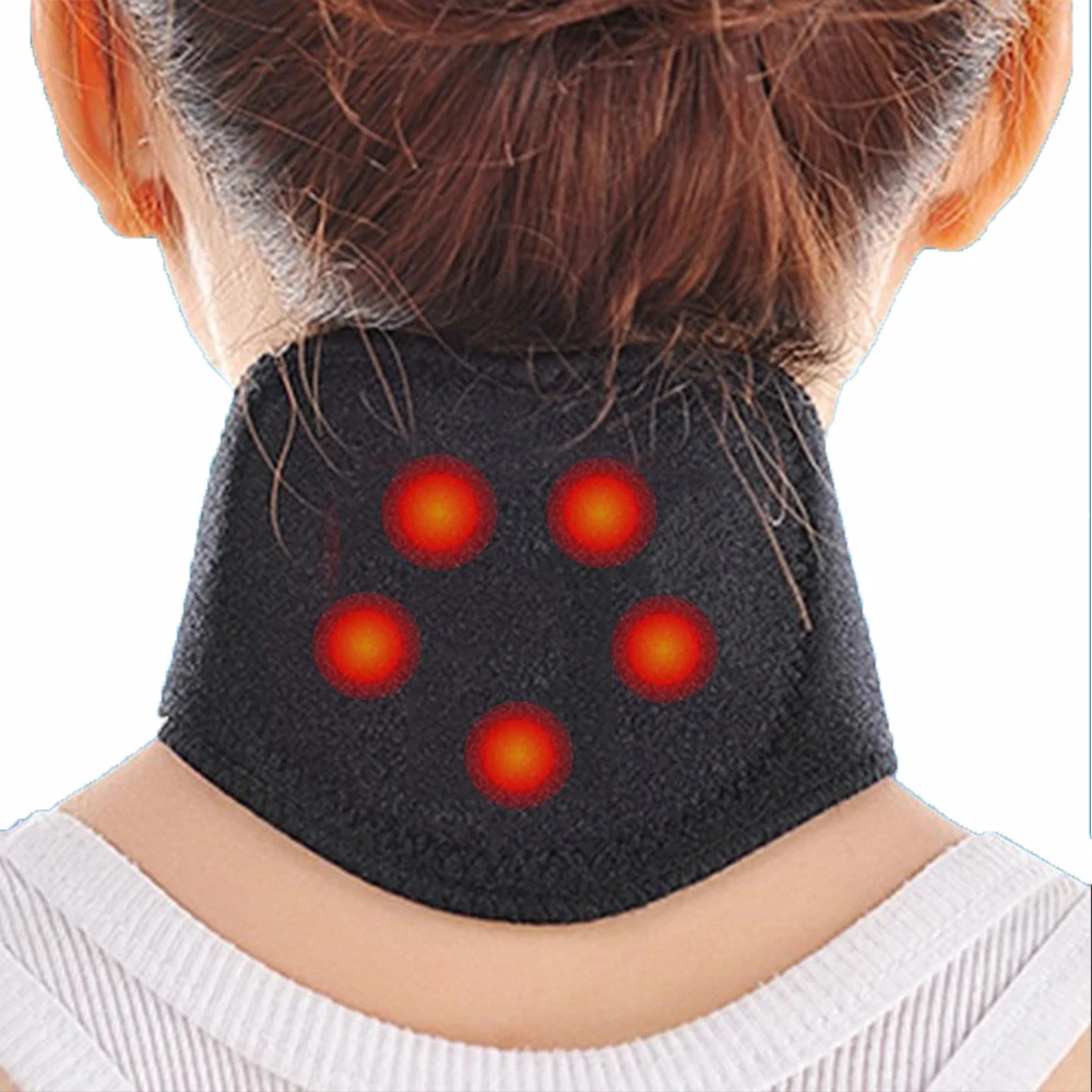 1 шт. турмалиновый шейный пояс самонагревающийся бандаж для магнитной терапии