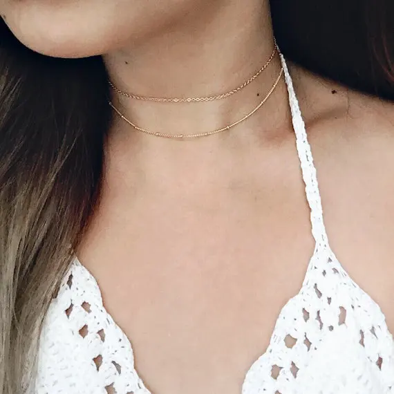 Популярное Модное Новое индивидуальное Трендовое многослойное женское ожерелье